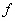 Die Funktion f